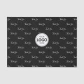 Benutzerdefiniertes Logo Vielen Dank Pattern Schwa Seidenpapier (Vorderseite)