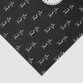 Benutzerdefiniertes Logo Vielen Dank Pattern Schwa Seidenpapier (Ausschnitt)