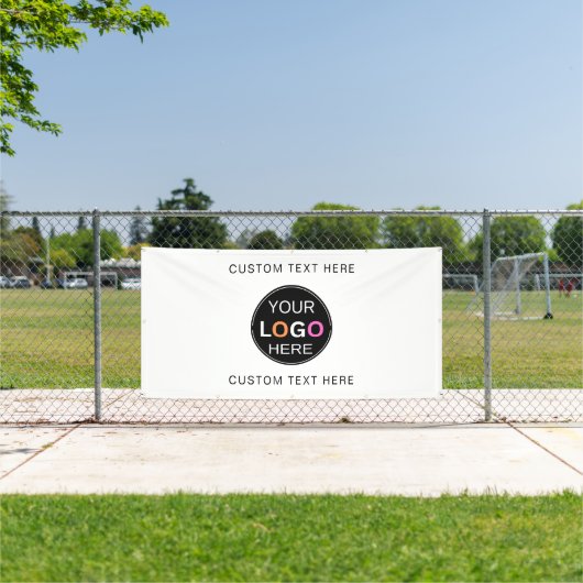 Benutzerdefiniertes Logo | Vinylbanner, 1,2 m x 2, Banner (Insitu)