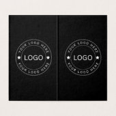 Benutzerdefiniertes Logo Visitenkarten (Innenseite Aufgefaltet)