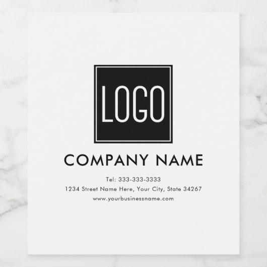 Benutzerdefiniertes Logo Weinetikett (Einzelnes Label)