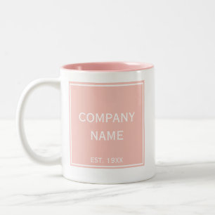 Benutzerdefiniertes Logo - Werbeaktion für Firmenb Zweifarbige Tasse