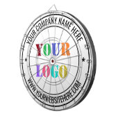 Benutzerdefiniertes Logo-Werbekarte - Benutzerdefi Dartscheibe (Vorderseite rechts)