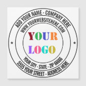 Benutzerdefiniertes Logo-Werbemagazin für Visitenk Magnetkarte (Vorderseite)