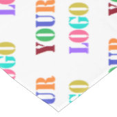 Benutzerdefiniertes Logo-Werbetablett Tischdecke (Schrägansicht)