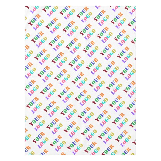 Benutzerdefiniertes Logo-Werbetablett Tischdecke (Vorderseite)