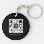 Benutzerdefiniertes Logo Werbung Einfaches Brandin Schlüsselanhänger (Rückseite)