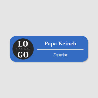Benutzerdefiniertes Logo Zahnarzt Personal Klinik Namensschild