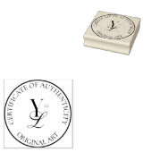 Benutzerdefiniertes Logo-Zertifikat für die Echthe Gummistempel (Stempel)