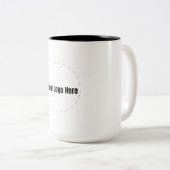 Benutzerdefiniertes Logo Zweifarbige Tasse (VorderseiteRechts)