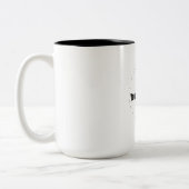 Benutzerdefiniertes Logo Zweifarbige Tasse (Links)