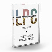 Benutzerdefiniertes LPC-lizenziertes Berufliches R Fotoblock (Links)