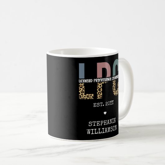Benutzerdefiniertes LPC-lizenziertes Berufliches R Kaffeetasse (VorderseiteRechts)