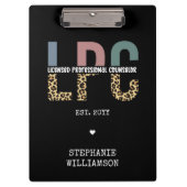 Benutzerdefiniertes LPC-lizenziertes Berufliches R Klemmbrett (Vorderseite)