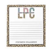 Benutzerdefiniertes LPC-lizenziertes Berufliches R Notizblock (Vorderseite)