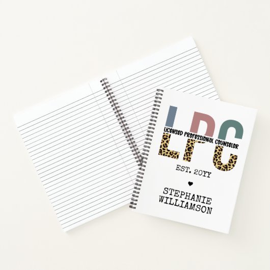 Benutzerdefiniertes LPC-lizenziertes Berufliches R Notizblock (Innenseite)