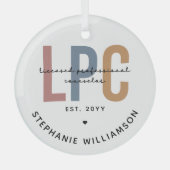 Benutzerdefiniertes LPC-lizenziertes Berufliches R Ornament Aus Glas (Vorderseite)