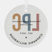 Benutzerdefiniertes LPC-lizenziertes Berufliches R Ornament Aus Glas (Rückseite)