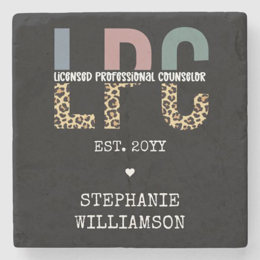 Benutzerdefiniertes LPC-lizenziertes Berufliches R Steinuntersetzer (Vorderseite)