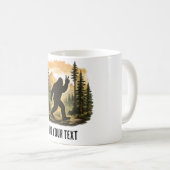 Benutzerdefiniertes lustiges Bigfoot-Sasquatch-Des Kaffeetasse (VorderseiteRechts)