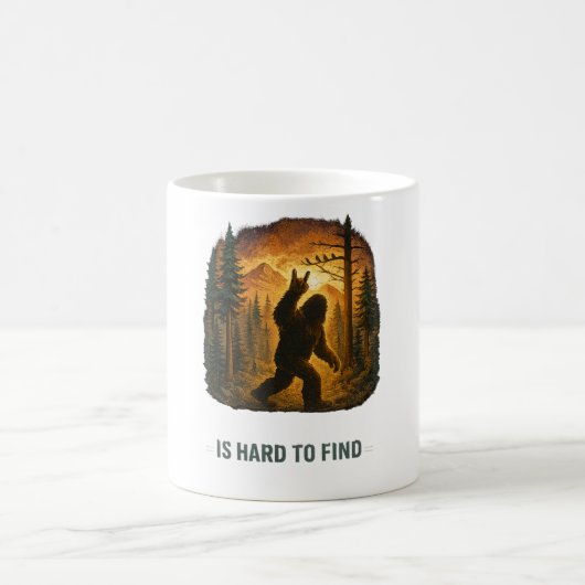 Benutzerdefiniertes lustiges Bigfoot-Sasquatch-Des Kaffeetasse (Mittel)