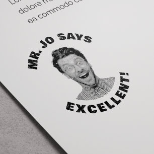 Benutzerdefiniertes lustiges Lehrerfoto  Hervorrag Permastempel