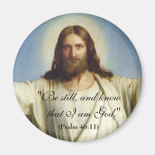 Benutzerdefiniertes Magnet "Sei still" (Vorne)