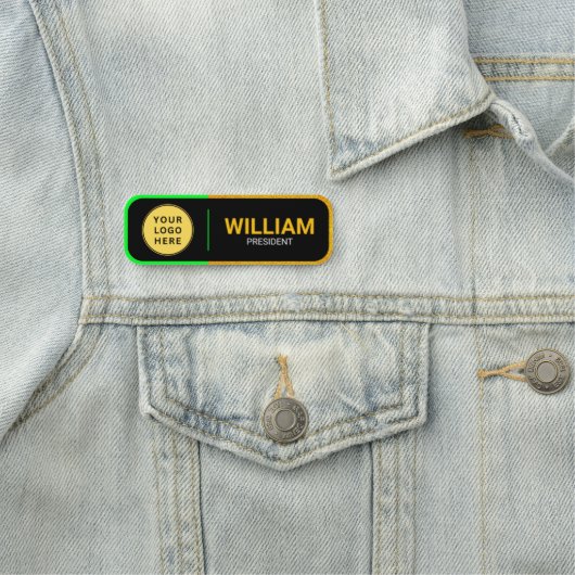 Benutzerdefiniertes Magnetic mit Logos oder Button (Beispiel)