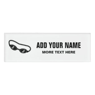 Benutzerdefiniertes magnetisches Namensschild für  Namenschild