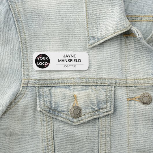 Benutzerdefiniertes magnetisches Namensschild mit (Beispiel)
