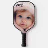Benutzerdefiniertes Mama-Foto Pickleball Schläger (Rückseite)
