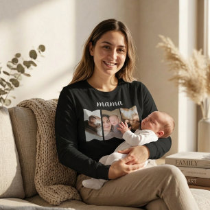 Benutzerdefiniertes Mama-Foto-Sweatshirt, personal T-Shirt