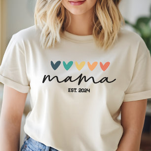 Benutzerdefiniertes Mama-Shirt, Geschenk für Mama, T-Shirt
