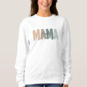 Benutzerdefiniertes Mama-Sweatshirt mit Babynamen  Sweatshirt (Vorderseite)