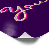 Benutzerdefiniertes Mama-Typografie-Design,  Poster (Ecke)