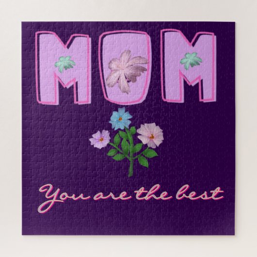 Benutzerdefiniertes Mama-Typografie-Design, Puzzle (Vertikal)