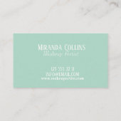 Benutzerdefiniertes Marble Ausgereiftes Skript Min Visitenkarte (Rückseite)