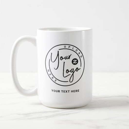Benutzerdefiniertes Markenlogo Geschäft Kaffeetasse (Links)