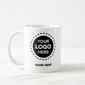 Benutzerdefiniertes Markenlogo - Geschenk zur Mita Kaffeetasse (Links)