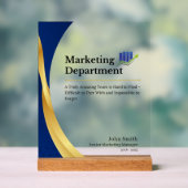 Benutzerdefiniertes Marketing Acrylschild (Neutral)