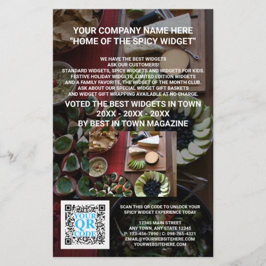 Benutzerdefiniertes Marketing für den QR-Code im D Flyer (Vorne)