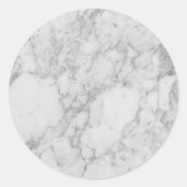 Benutzerdefiniertes Marmor Runder Aufkleber (Vorderseite)