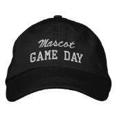 Benutzerdefiniertes Maskottchen oder Teamname für Bestickte Baseballkappe (Vorderseite)