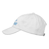 Benutzerdefiniertes Maskottchen oder Teamname für Bestickte Baseballkappe (Links)