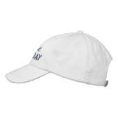 Benutzerdefiniertes Maskottchen oder Teamname für  Bestickte Baseballkappe (Links)