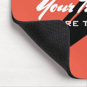 Benutzerdefiniertes Mauspad mit Audio-Mikrofon-Log (Ecke)