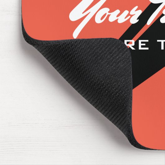 Benutzerdefiniertes Mauspad mit Audio-Mikrofon-Log (Ecke)