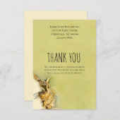 Benutzerdefiniertes Meldungsfeld Wasserfarben Kuns Mitteilungskarte (Vorne/Hinten)