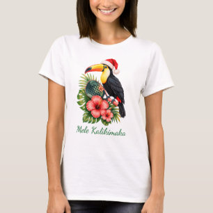 Benutzerdefiniertes Mele Kalikimaka Weihnachts-Pad T-Shirt
