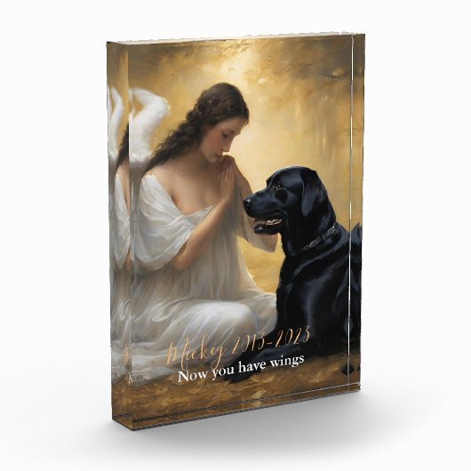 Benutzerdefiniertes Memorandum für das Black Lab H Fotoblock (Links)